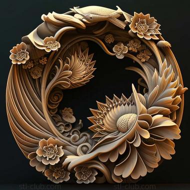 3D model japanese art (STL)